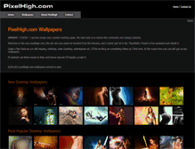 Tablet Screenshot of pixelhigh.com